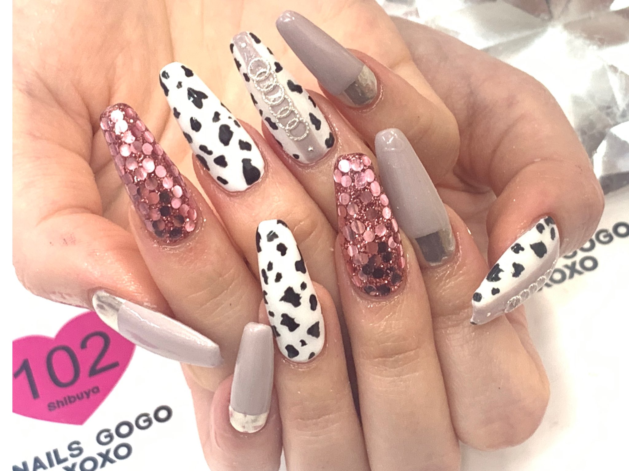 Twitter 上的 Nailsgogo 渋谷 ネイルサロン Nailsgogo ネット予約 T Co Pjrbh5rlbe インスタ T Co Gmbqsa2d9y ネイル 担当 久保田 ダルメシアン柄ネイル ミラーネイル ありがとうございました 渋谷ネイルサロン Jkブランド スカルプ