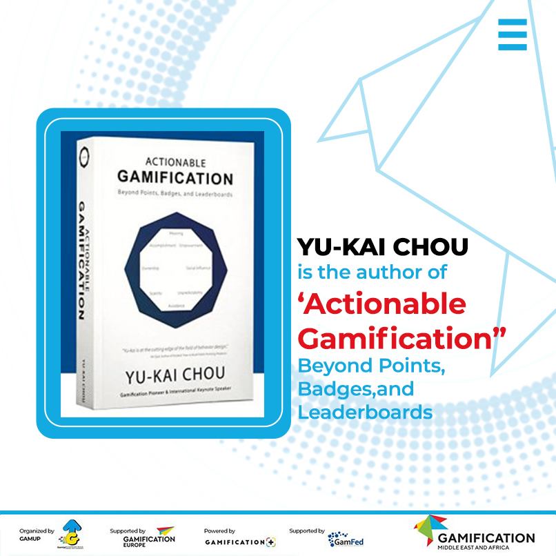 GamificationMea's tweet photo. Don't miss the chance to meet the amazing @yukaichou Original Creator of the Octalysis Framework, &amp; author of "Actionable Gamification"in our upcoming webinar "REMOTE work cultural Framework" on Tuesday 21st April at 5:30 pm. Register Now in FREE webinar👇
https://t.co/P7R73ZLELM https://t.co/z9nQLd6X9w
