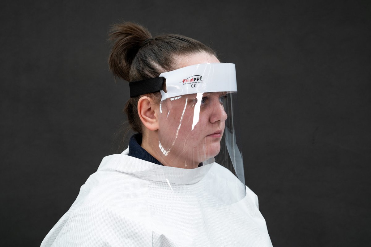 QueuesafeLtd's tweet photo. I am writing to advise you that we are producing PPE for our NHS / Carers and front line staff. They are made in the UK and what is key, we can deliver in 3-5 days. Specifically, Face Shield Visors. They £7.50 ex. VAT. If you need supplies email sales@queue-safe.co.uk https://t.co/QfMJdFHNrz