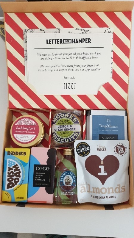 fizzyliving's tweet photo. Thanks to our NHS staff living at Fizzy, we hope you enjoy your hampers #FizzyLiving #GetFizzy #rentwithFizzy https://t.co/wzeeLiq53W