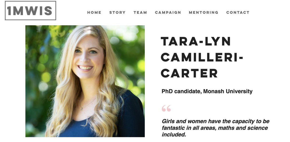 THREAD 3/51Meet Tara-Lyn Camilleri-Carter - a  #PhD student using fruit flies to figure out more about evolution, nutrition & ecology - who encourages us to challenge preconceived notions about being a scientist and PhD! We agree! Ft & thx  @TaraLynC  http://www.1mwis.com/profiles/tara-lyn-camilleri-carter