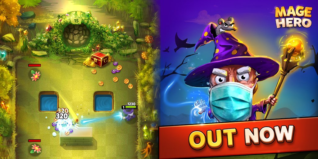 nox_games's tweet photo. MAGE HERO is out !!! Try our super cool new game full of magic and secret worlds!
Free download on Google Play _ https://t.co/hgUbq2Zyuj
#noxgames #mobilegame #gamedev #indiegames #fantasygame #newanroidgame #game2020
#Newgame #fantasyworld #RPG #MageHero https://t.co/imobprFHRa