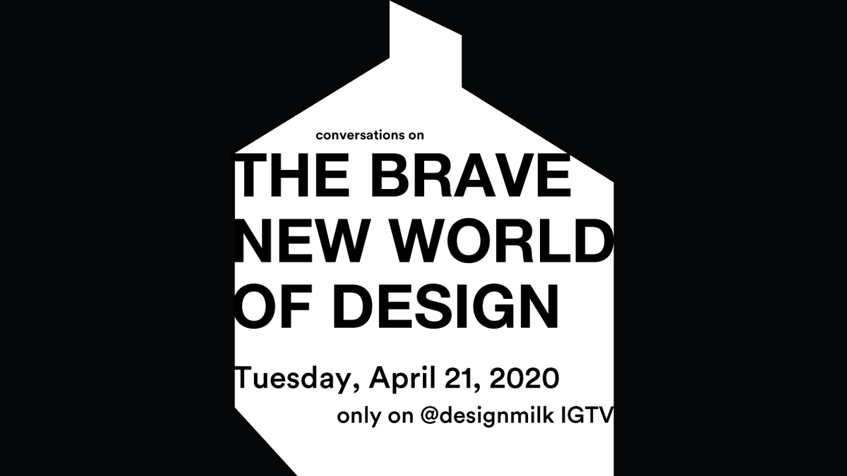 Join the Brave New World of Design conversation series on 21 April at 3pm GMT on Design Milk's IGTV.  Watch <a href="/tpbennettJulian/">Julian at tp bennett</a> and other  leading voices discuss how to navigate the world of design and the impact of COVID-19. <a href="/designmilk/">Design Milk</a> #DMbravenewworld #designmilktalk
