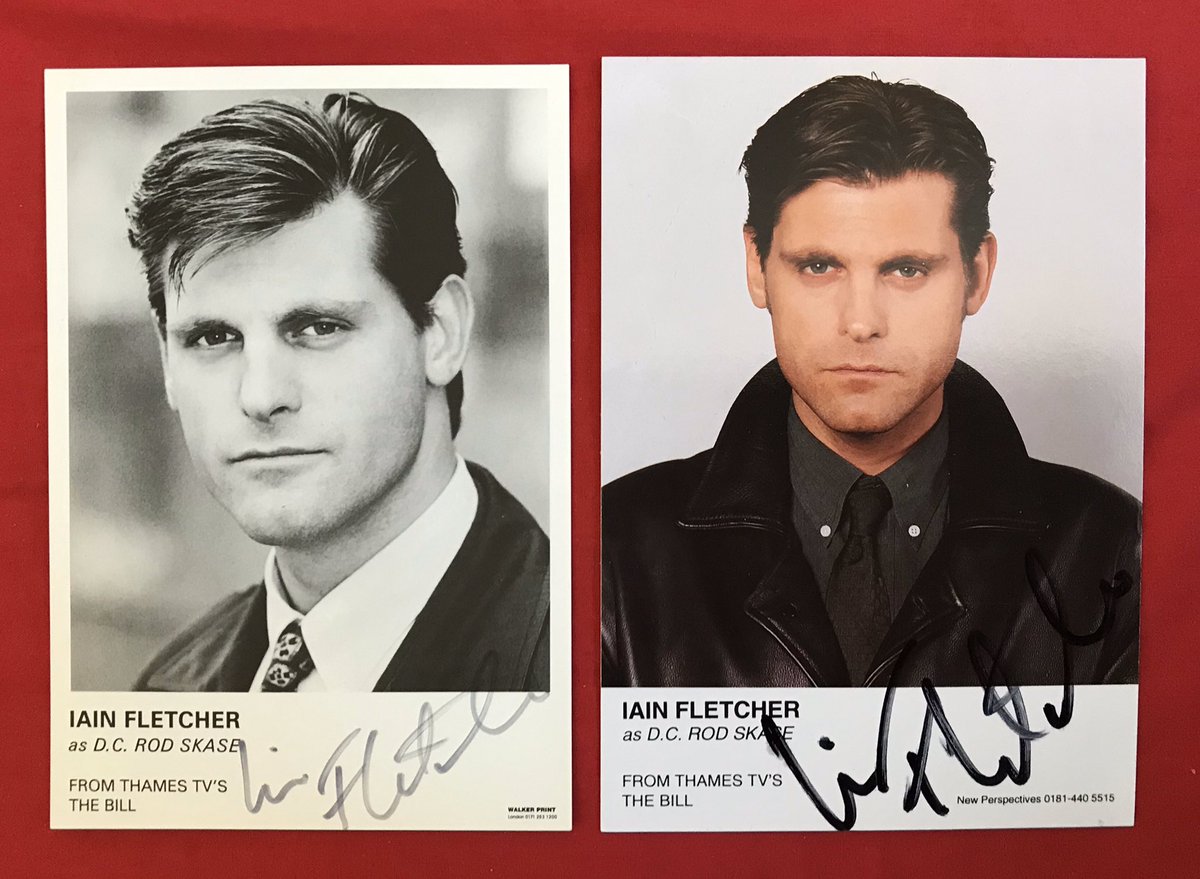 Managed to obtain another Signed D.C. Rod Skase @Iain_Fletcher1 Photo Cast Card. Here’s the Set.
#TheBill #signedautographs #Autographs #television #SunHill
