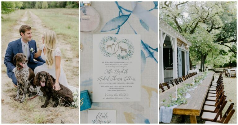 NEW! Romantic Slate + Light Blue Wedding – with Pups! ift.tt/3agZm9y #wedding