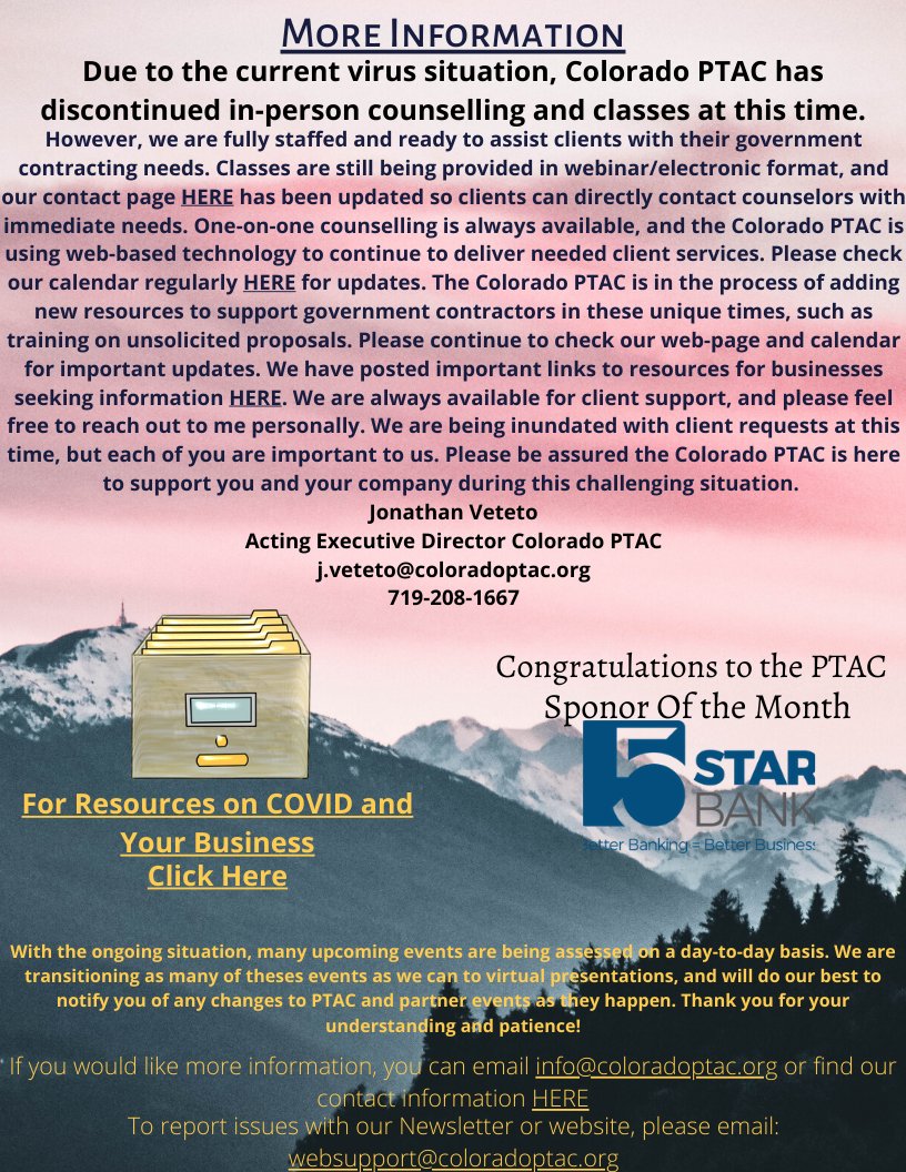 Colorado PTAC (@coloradoptac) on Twitter photo 