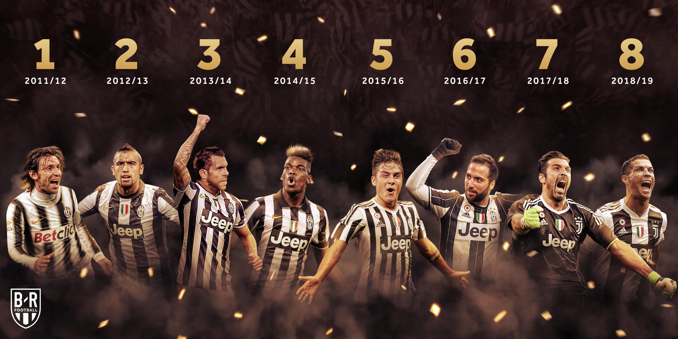 Juventus 2017-18 Serie A Championship Celebrat