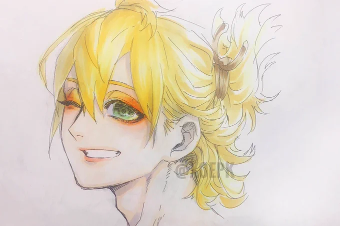 アイメイク男士②
昨日の続き
箱推しの脇差を真っ先に描きました? 