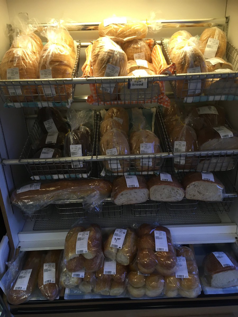 SchnitzBakery's tweet photo. We’re still open! Stop by to get your bread and assorted sweets😀 We still have flour and yeast available for a limited time.  Just down from @schnitzdeli Thanks for stopping by, we appreciate it! https://t.co/JcNHDt9Y1V