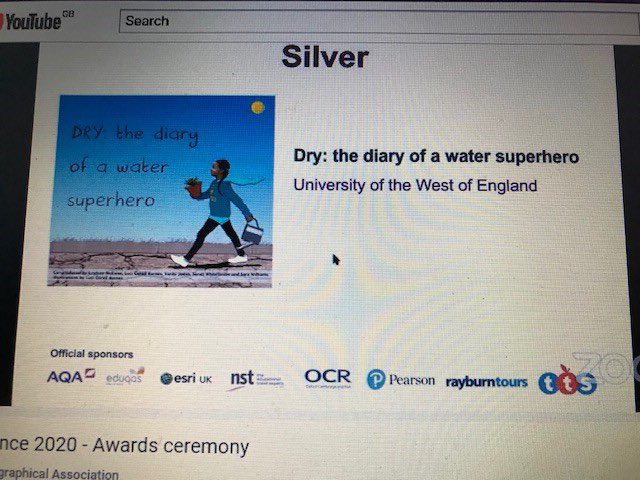 LindseyMcEwen1's tweet photo. Great that #DRYprimarybook gained โฆ@The_GAโฉ Silver Publishers award at #GAconference last week. For book: https://t.co/aWjWfTjLRM. For teacherโs notes: https://t.co/55xi3gnMQO โฆ@Project_DRYโฉ โฆ@AboutDroughtโฉ #lovewater #showwatersomelove #drought. https://t.co/TxSa9VhqRF