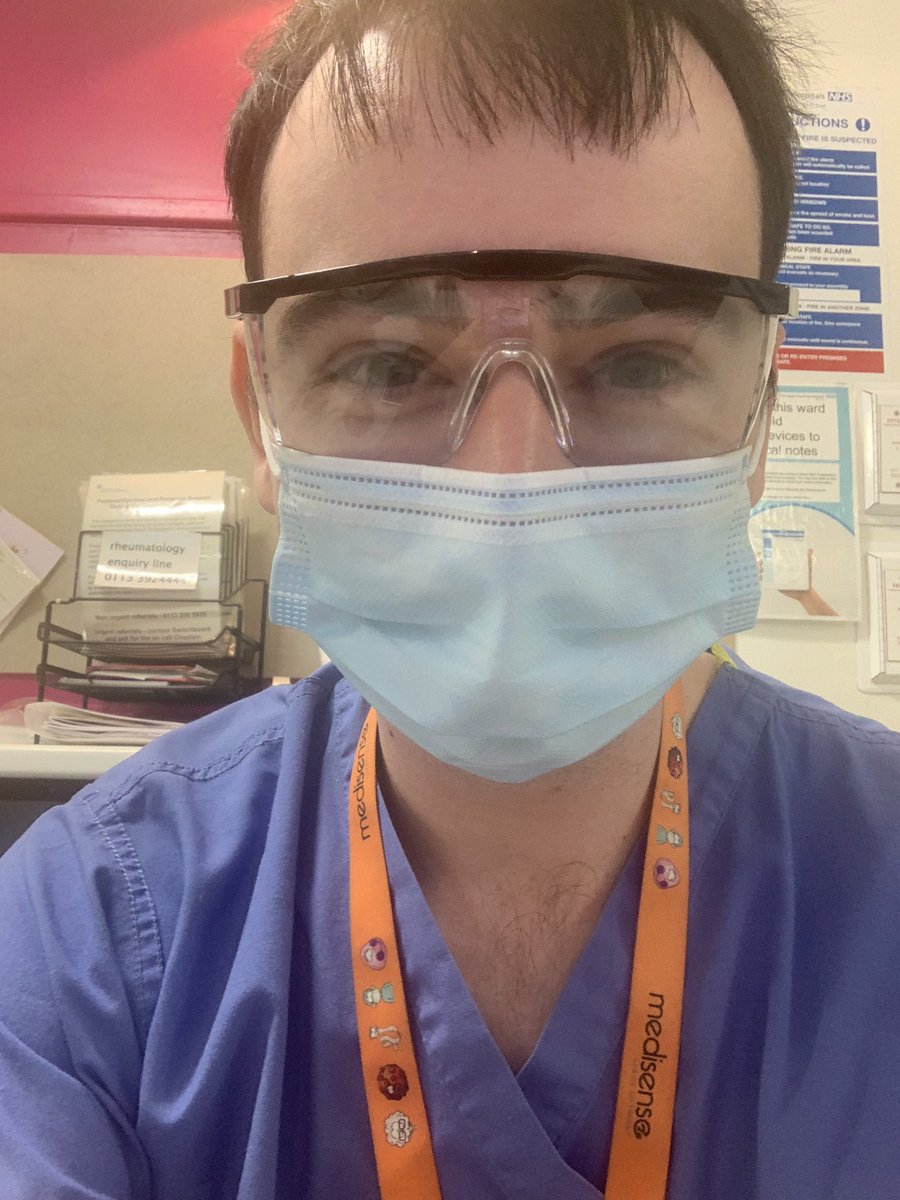 You can’t see it behind my PPE but I’m currently over the moon having accepted a job as  #Dermatology Registrar in West Yorkshire! I’m gonna be a dermatologist!   #ST3  #dermtwitter  #MedEd Skin puns please 