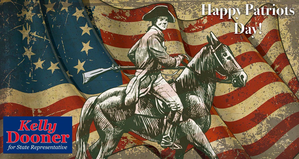 Have a Happy Patriots Day! Stay safe and healthy everyone.