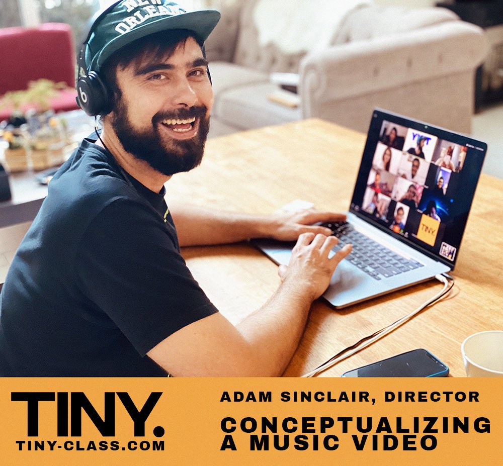 Hey ma peeps! Interested in learning about my process for music video ideas? Come check out tiny-class.com. We have classes this Weds and Thurs! Chekitt Tiny Classsss!!!