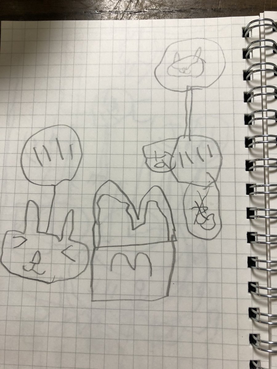 休校中の新一年生の息子にドリルなどやらせてはいるけど個人的に効果を感じたのが、大好きなポケモンの分厚い図鑑と小さなメモ帳をセットで与えるというもので、お絵かき帳より取り出しやすく描きやすいメモ帳はどんどん息子のアウトプットで埋まっていきだんだん字も発想も進化してきている。 