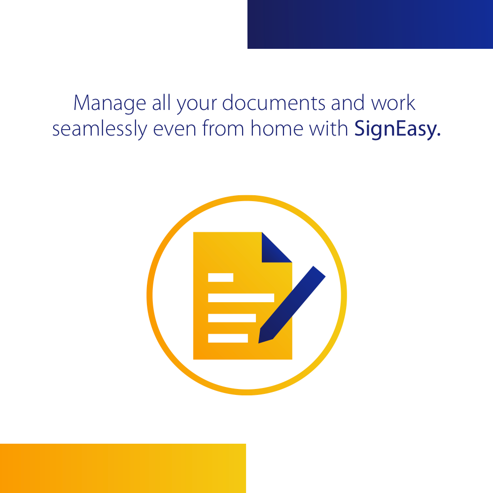 Visa_IND's tweet photo. Let nothing affect your efficiency, while working from home. 
Manage all your documents and work seamlessly with SignEasy. 
Pay using your Visa Business Card and get 40% off on the subscription plans. *T&amp;C Apply.
Know more: https://t.co/7a5he6pYdQ
#TaptopaywithVisa. Tap for life. https://t.co/tkgjRvpPvu