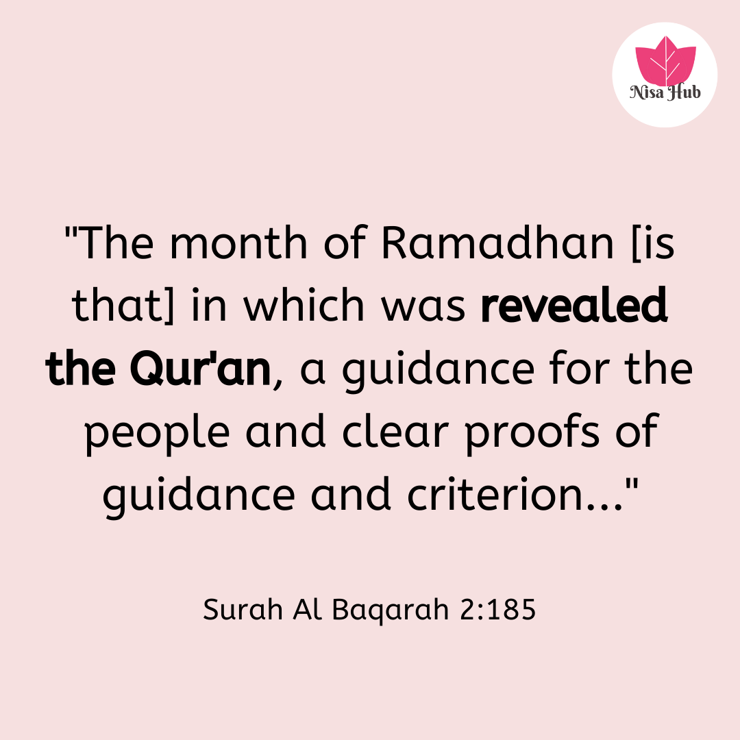 NisaHub's tweet photo. "The month of Ramadhan [is that] in which was revealed the Qur'an, a guidance for the people and clear proofs of guidance and criterion..."

Surah Al Baqarah 2:185

#ramadan2020
#islamicquotes https://t.co/Uj3Ha7PJ5v