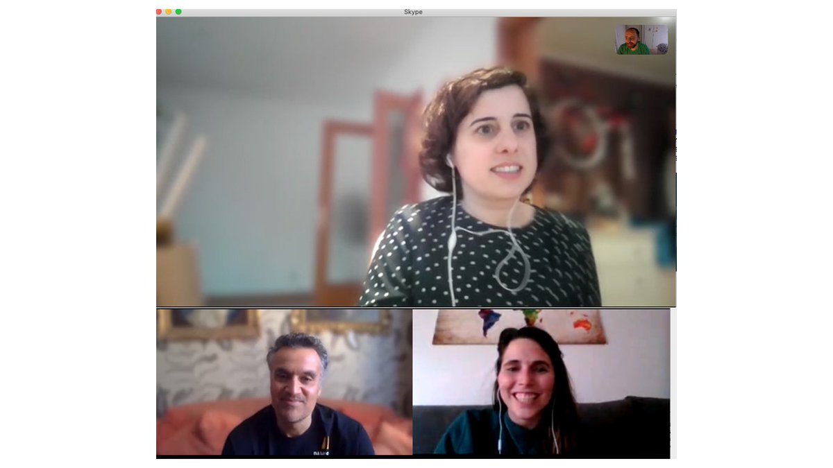 TimeUseInit_cat's tweet photo. Les coordinadores de la @BCNTimeUse, @MartaJunque  i @aguellsa, durant la reunió amb @carlhonore. Explicant-li els objectius i el Pla de Treball. Ens confirma la seva participació a l'Expert Lab, la #TimeUseWeek2020 and #TimeUseWeek2021! Seguim impulsant #HorarisSaludables!💪🏽 https://t.co/3txuTm17sy