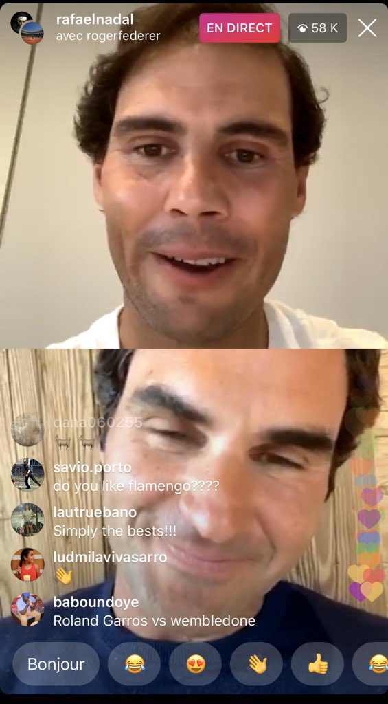 4everRFfan's tweet photo. These two. Always smiling together.
#AskRafa’s IG #Fedal https://t.co/KjID8R2v6S