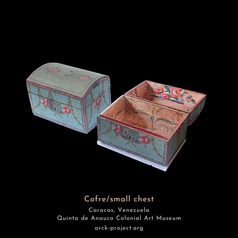 ArckProject's tweet photo. #NewModelMonday Cofre/Small chest. Located at the Colonial Art Museum at Anauco House in Caracas, Venezuela. Photo registry by Rosa Ana Langerano in April 2018. #TheArckProject #Photogrammetry #3D #CulturalHeritage @IAM_Vzla See full model: https://t.co/RGXifBDG6a https://t.co/A36aVGNiaY