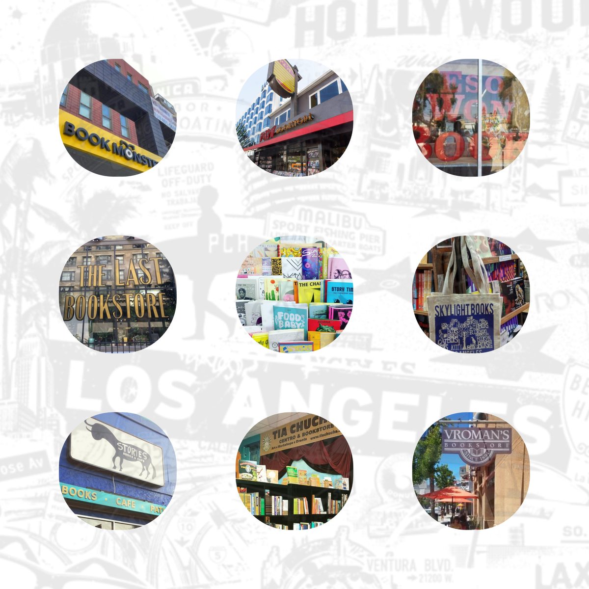 PhonemeMedia's tweet photo. We're boosting some of our local favorite #indiebookstores:
@BookMonster_com
@BookSoup
@EsoWon
@lastbookstorela
@otherbooksla
@skylightbooks
@StoriesEchoPark
@TiaChucha
@vromans

All are open for online orders—and you can find the full Phoneme catalog at https://t.co/ikQSg2KzGt! https://t.co/OAN6Kgp1Px