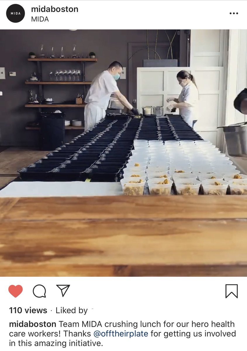 RIGinfo's tweet image. We’re proud of @midarestaurant for joining @offtheirplate in serving Boston’s frontline healthcare workers!