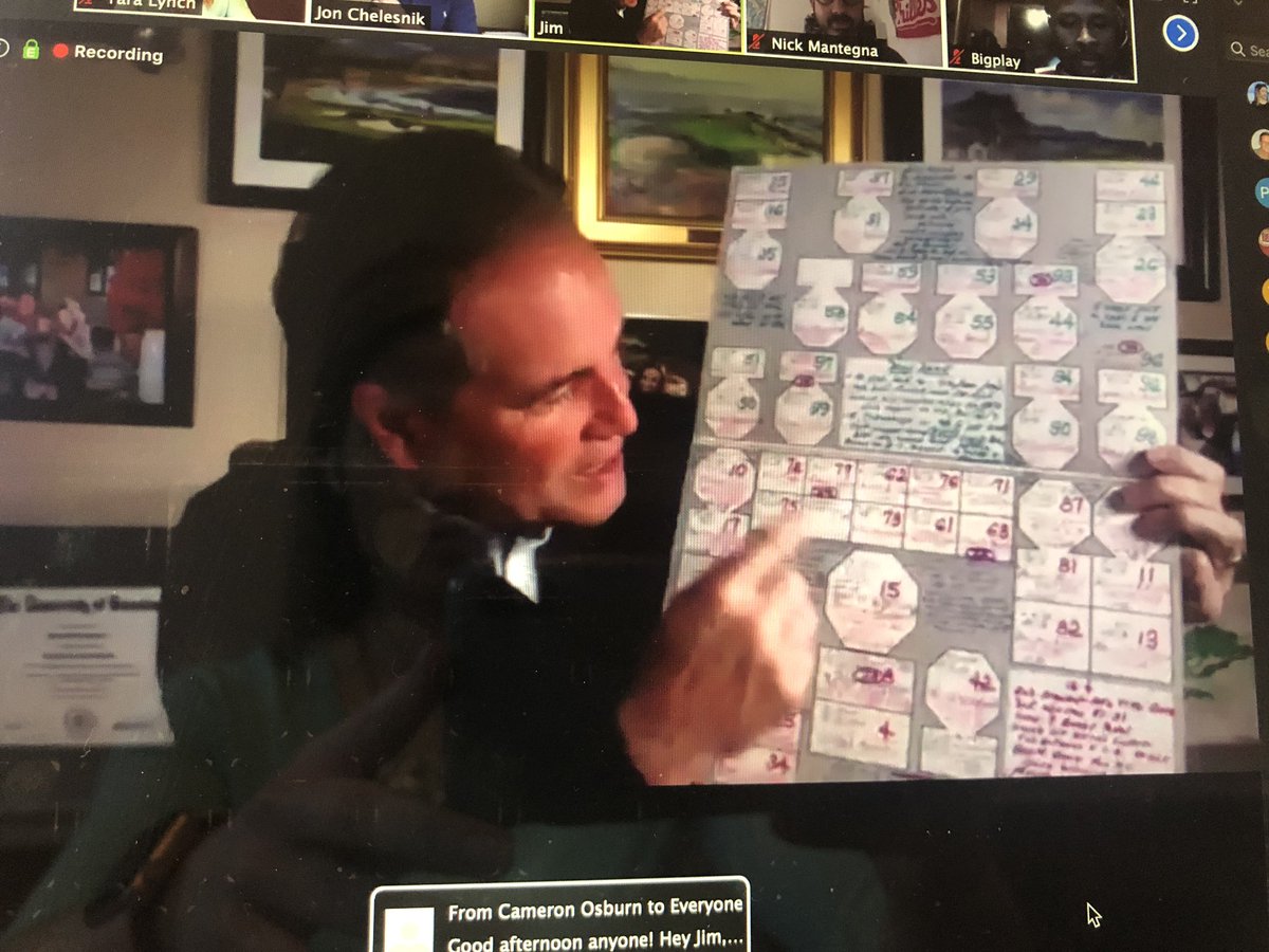 THREAD: Jim Nantz sharing his board from  #AFCChampionship this year!  @STAAtalent  @CBSSports