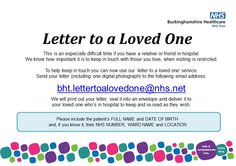msamarjitkaur's tweet photo. Stay in contact with the ones you love while they’re in hospital #BHTletterToAlovedOne https://t.co/pxuu5cX2RQ @NMacdonaldBHT @karenabonner2 @JoAtkin48774383 @HW_Bucks @ChetlandMandy @monaghan_lizy #hopenetwork https://t.co/hXD37iTnWd