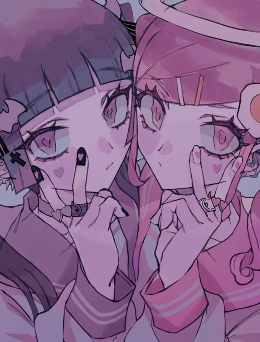 #絵描き繫がれ 
Rioさん(@ R9illust)からバトン頂きました〜〜嬉しい!
女の子ばかり描いてます!最近の絵をば...! 