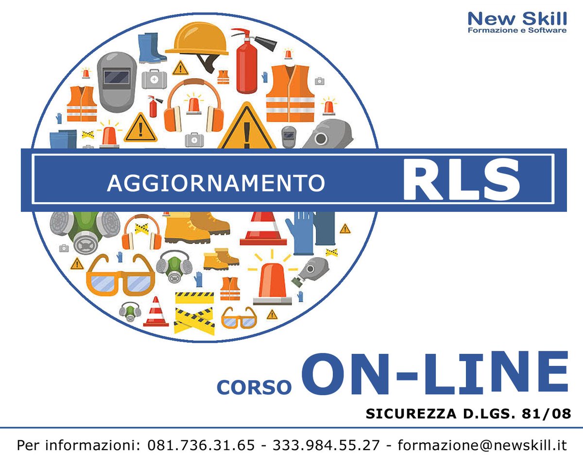 newskillformaz's tweet photo. Corso Aggiornamento #RLS #RappresentantedeiLavoratori #SICUREZZA D.Lgs. 81/08
Date: corso su internet, attivabile in qualsiasi momento!
Invia un messaggio al 333.984.55.27
#formazioneonline #corsoonline #formationline #formazioneadistanza #formazione #newskill https://t.co/4pLYLydVTb