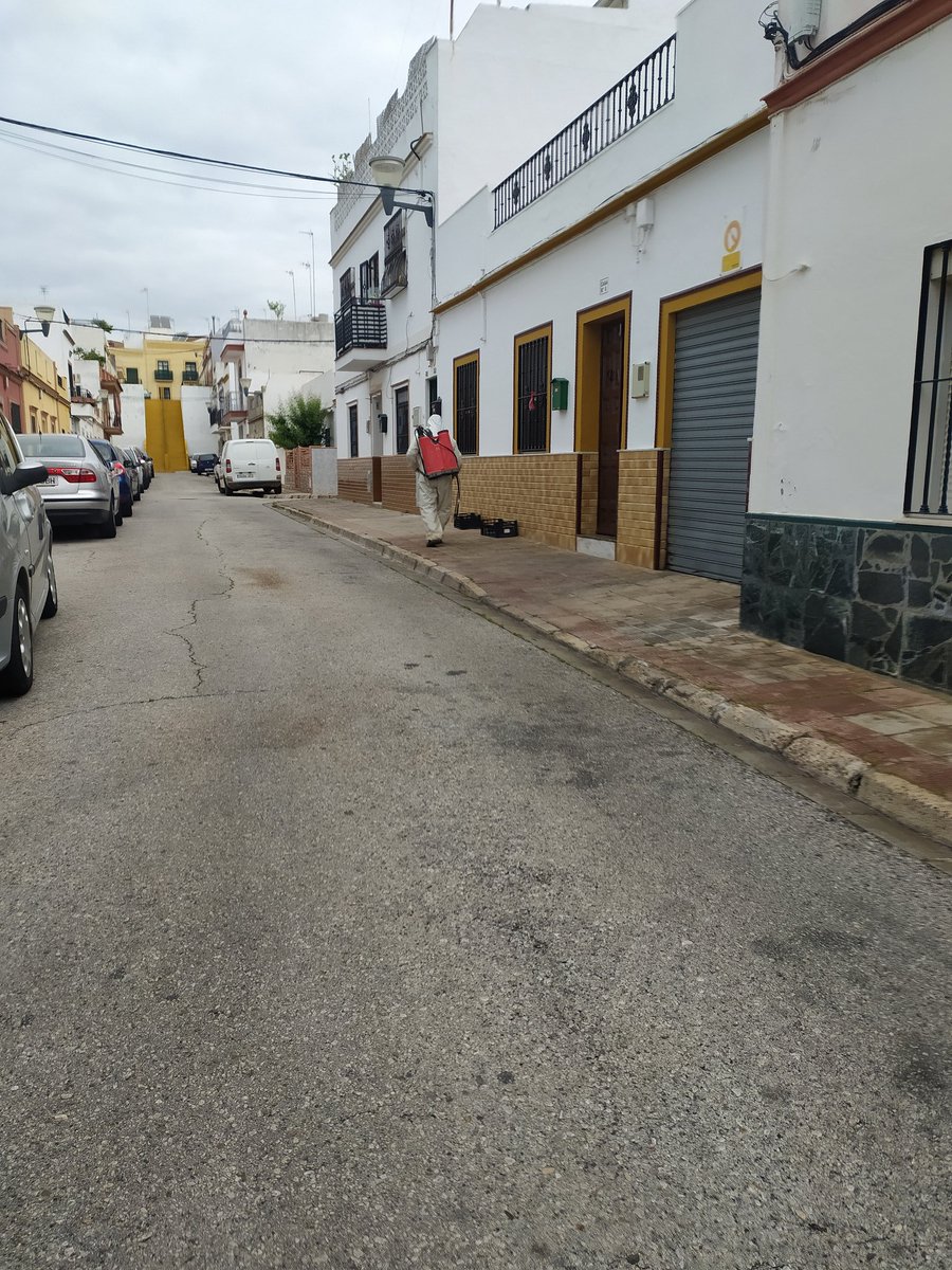macpr8's tweet image. #Dia38 #cuarentena y por fin vemos a personal del @aytoguadaira desinfectando zonas de barrio nuevo y Cerro blanco. Ya era hora ya que hay zonas que se han hecho hasta 3 veces. 🙄 🤷🏼‍♀️ @anaisabel_jc #COVID19 #CoronavirusESP GRACIAS al menos han aparecido. 🥰