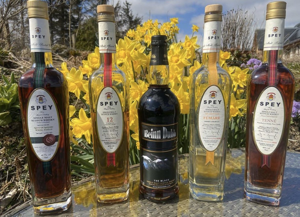 SpeySingleMalt's tweet photo. Thank you to @spiritofthespey for sharing this great photo of some of our #SPEYCollection ๐ฅ #Whisky #Scotch #SPEY #SpeysideDistillery https://t.co/ELY3PWLBlz