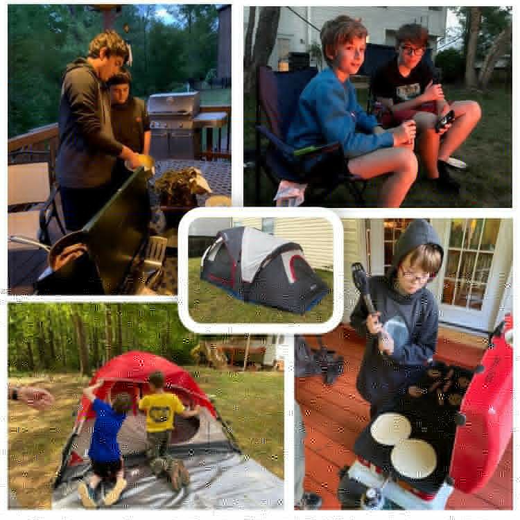 SMMSimpsonville's tweet photo. Scouts BSA B Troop 420 weekend campout. βΊοΈπ₯π
Enjoying some outdoor fun together ... while they are apart.
#smmcc #virtualparish #campingathome #ministriesinaction #bsa #scoutingministries #scoutsbsa #troop420 https://t.co/BKprzs4Med