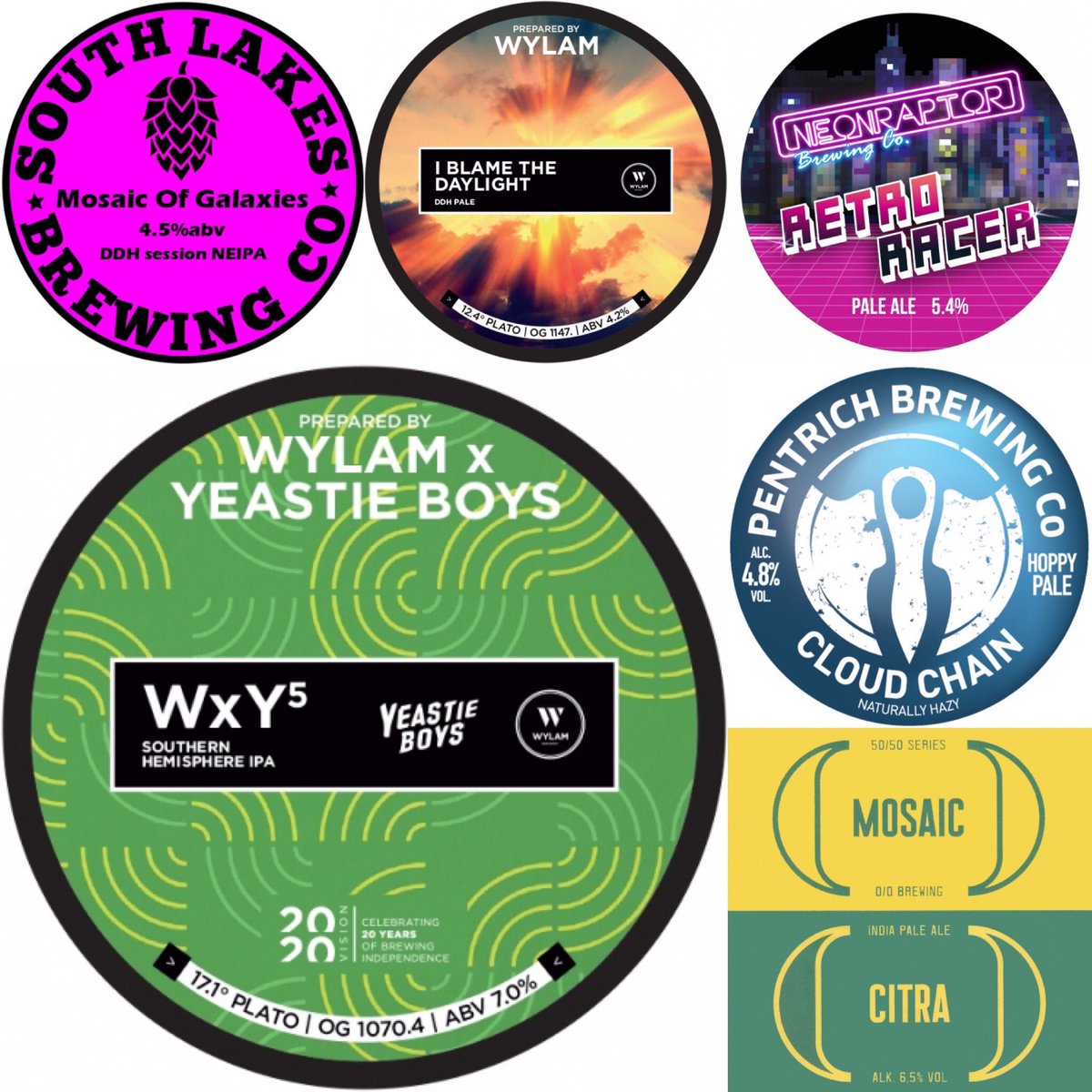 On tap this week <a href="/wylambrewery/">Wylam Brewery</a> <a href="/SouthLakesBrew/">South Lakes Brewing</a> <a href="/neonraptorbrew/">Neon Raptor Brewing Co.</a> <a href="/PentrichBrewing/">Pentrich Brewing Co</a> and O/O Brewery pints or litres for delivery or Saturday collection.