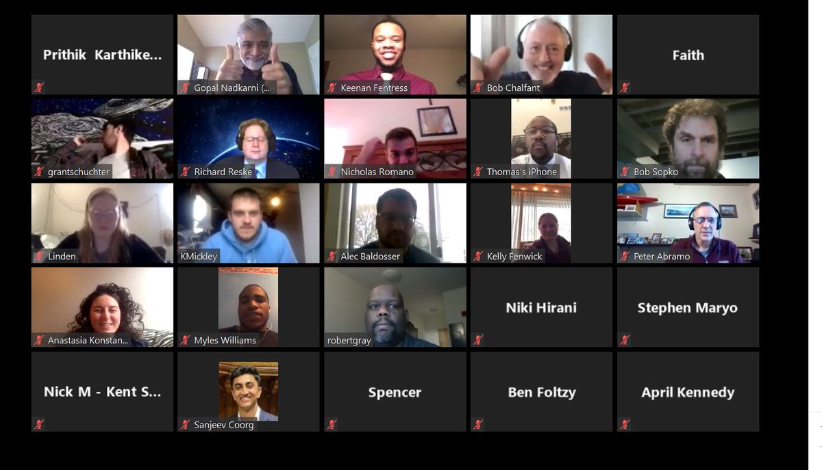 Last Friday we held our investment recommendation meeting. Although nontraditional, this online meeting may have been one of our best. Thank you all for adjusting so quickly and still putting in all your effort. Looking forward to another semester!  #NEOeship
