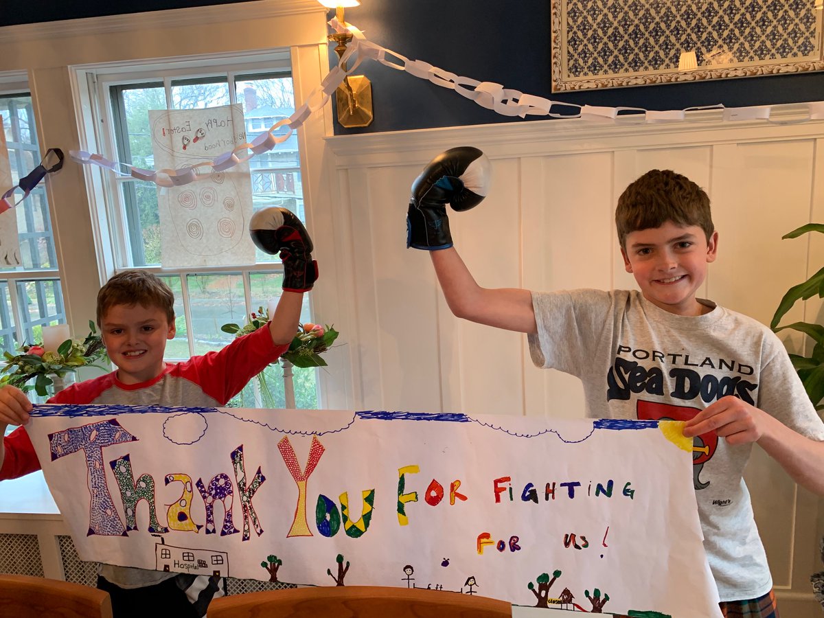 athenahealth's tweet photo. At athenahealth, we’re so grateful to the #HealthcareHeroes keeping our families safe during this crisis — and our families are grateful, too. Thank you. #COVID19 https://t.co/EGdU5EPYLh