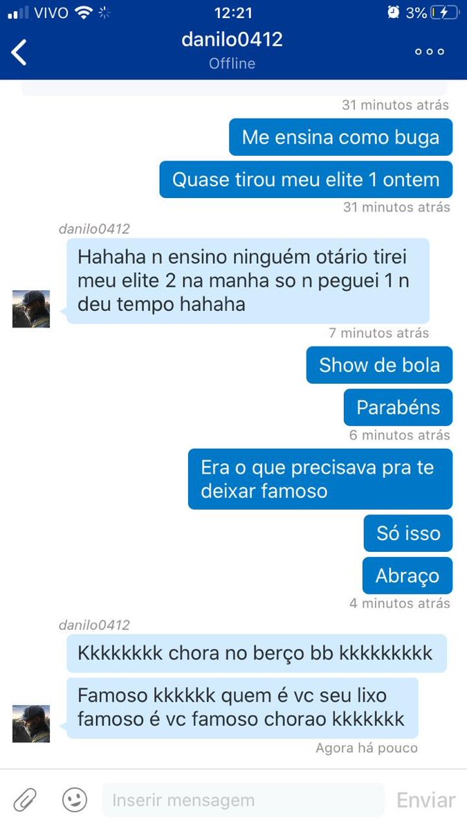 patchfcmania's tweet photo. O @FMN_Matheus é meu amigo e estou investindo nele para que se torne um competidor, ontem na WL com 26/2 aconteceu essa parada do vídeo, e antes que alguém fale “ainnnn pode ser bug do servidor” instruí o Matheus mandar msg pedindo pro cara ensinar e foi isso que ele respondeu... https://t.co/P8ybkKTKPT