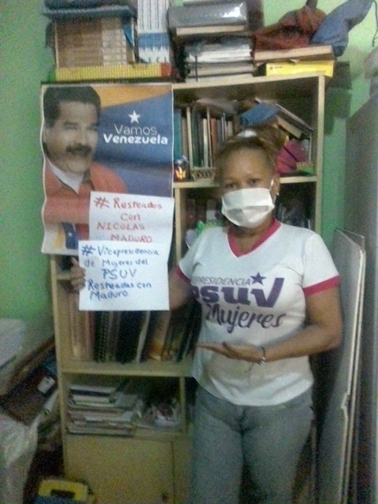 la vicepresidencia de mujeres de estado carabobo municipio diego ibarra estamos trabajando y garantizando que nuestra mujeres acepten orientaciones de cuarentena voluntaria <a href="/NicolasMaduro/">Nicolás Maduro</a> <a href="/lacava/">manlio la cava</a>
