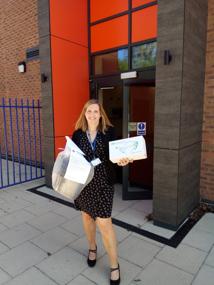 murrayparkderby's tweet photo. Another 60 visors produced today, all disinfected and bagged up with Assembly instructions and a disclaimer https://t.co/WhsSZQkDg0