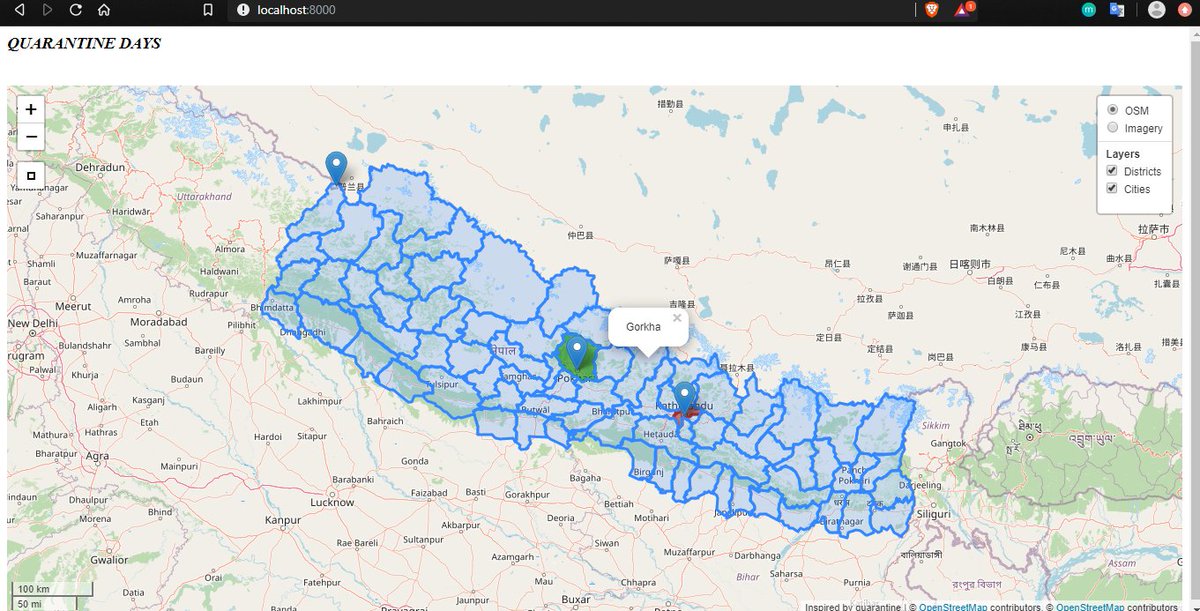 chhetri_anish_'s tweet image. #QuarantineDays #Django #geodjango #webGIS #postgres