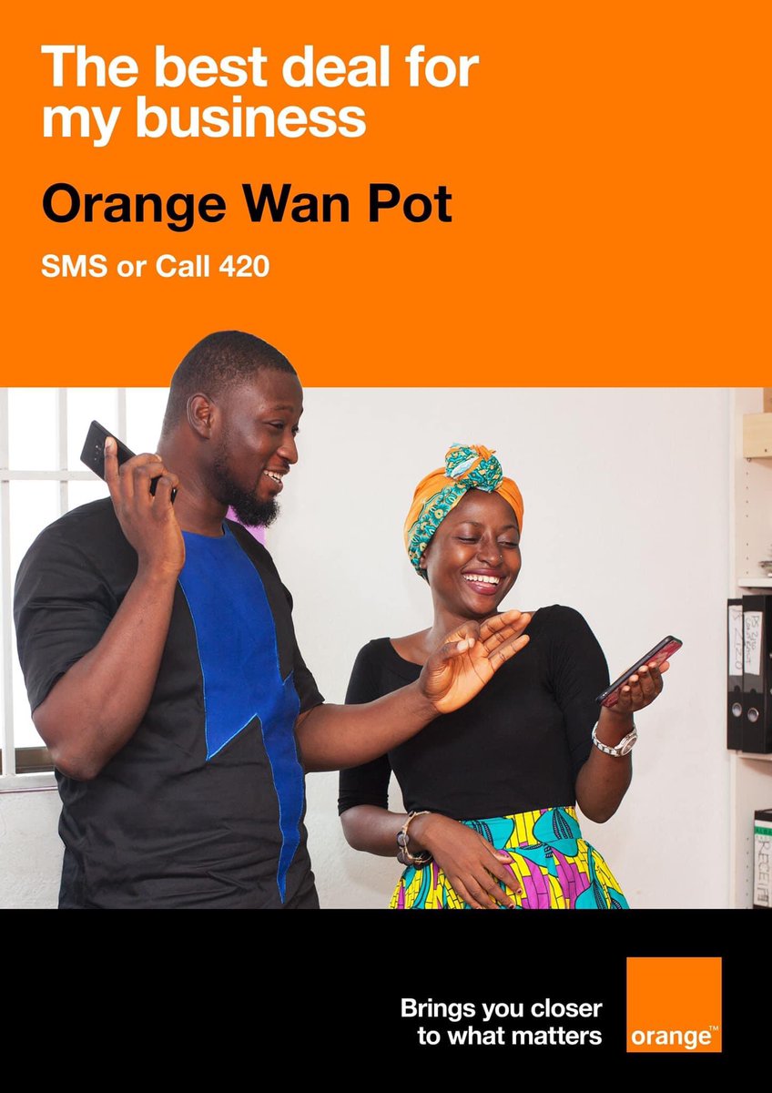 Orange_sierra's tweet photo. #WanPot
Are you an Entrepreneur or a small/big Business owner? Here’s an easy way to get abundant Data, Call minutes and sms all in one package  for you and your team. Dial or sms 420 to get full package list or more details on this offer. 
#OrangeKushe #SaloneTwitter https://t.co/M75GUuiVL0