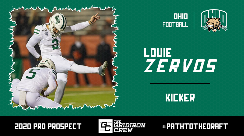 Scouts, Coaches, and GMs, here are all the reasons why you should focus your attention on 2020 Pro Prospect, Louie Zervos (<a href="/LouieZervos/">Louie Zervos</a>), a K from <a href="/OhioFootball/">Ohio Football</a>!

#2020ProProspect #PathToTheDraft #NFLDraft #CFLDraft

👀 Read our Interview: thegridironcrew.com/louie-zervos-2…