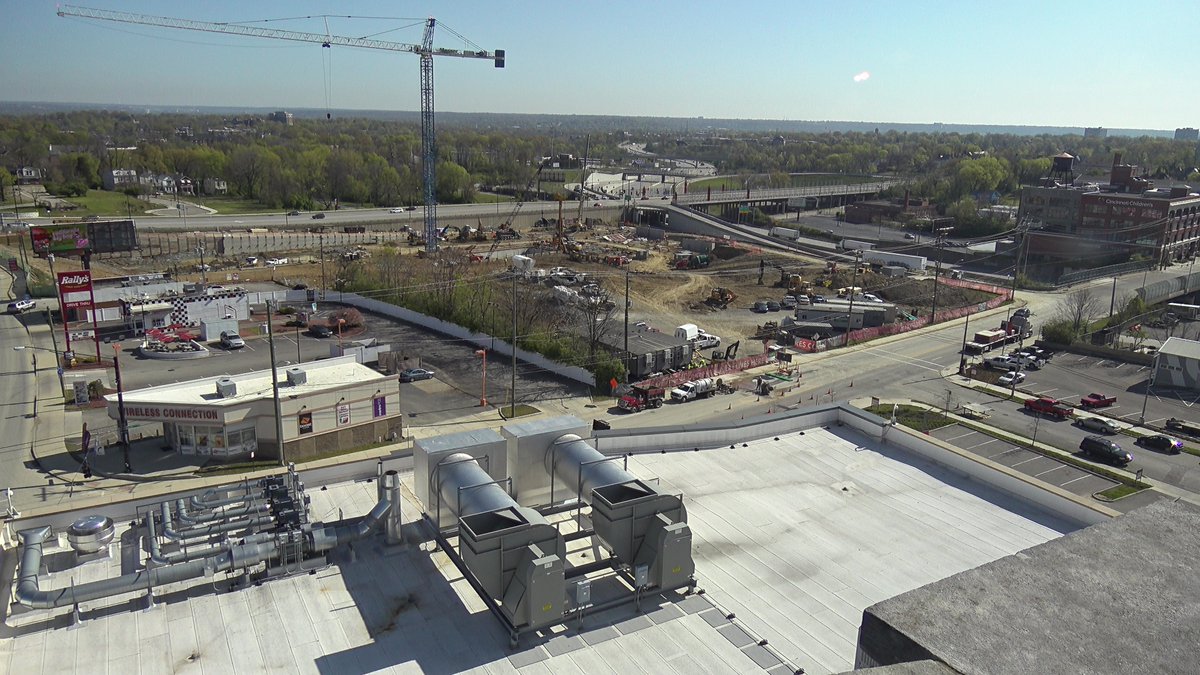 Exciting progress in the <a href="/uptownINNOcorr/">Uptown Innovation Corridor</a>. Terrex Development &amp; Construction and <a href="/messerwearebldg/">Messer Construction Co.</a> are continuing construction on the Uptown Gateway, the first development to break ground in the Corridor.