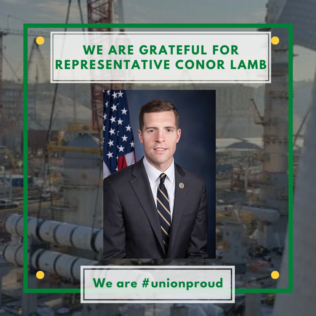 InsulatorsL's tweet photo. #MondayMission We give our #UnionThanks to Congressman Conor Lamb for his mission in relief efforts of the COVID-19 crisis and his committment to being a leader by bridging union communities together. #TogetherApart #UnionStrong https://t.co/rhK5GWZEW4
