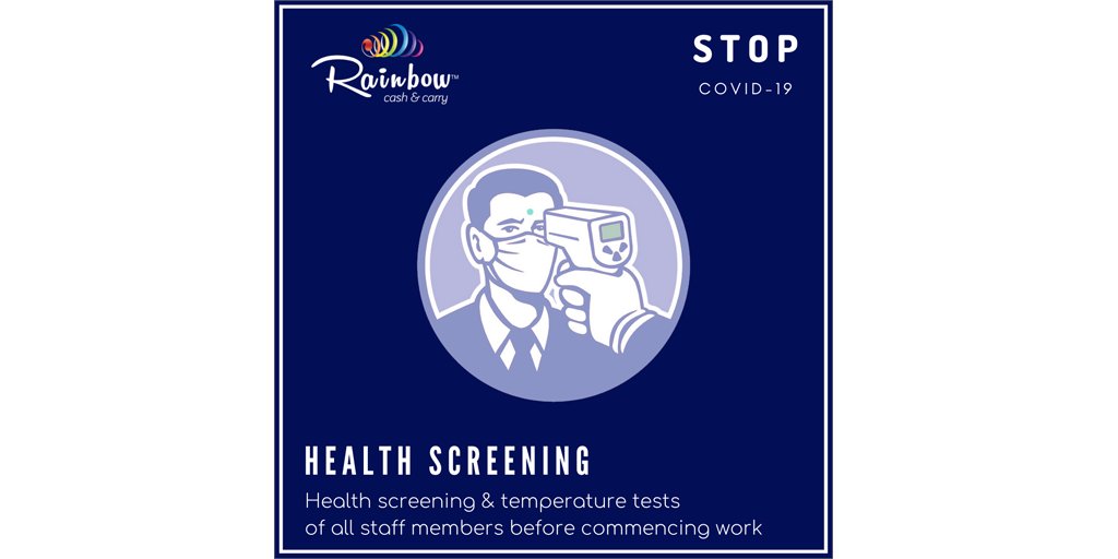 rainbowccpk's tweet photo. To ensure the safety and well-being of our staff Rainbow conducting health screening &amp; temperature tests before commencing work. #Safety #Sustainability #Environment #Corona #COVID19 #Rainbowcc #Supermarket #Retail https://t.co/h0eN6thSOX