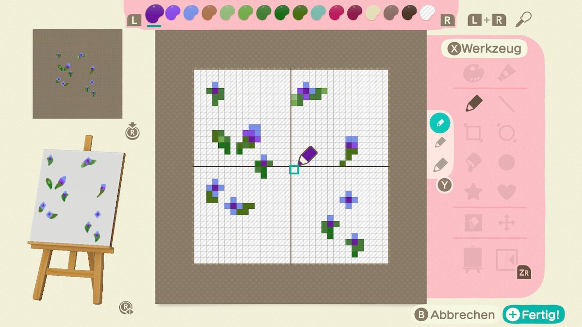 vanlau_acnh's tweet image. I made some flower patterns to randomize the ground a bit.
Able Shop: MA-6122-1131-0966

#acnhdesign #acnhpattern #あつ森　#マイデザイﾝ