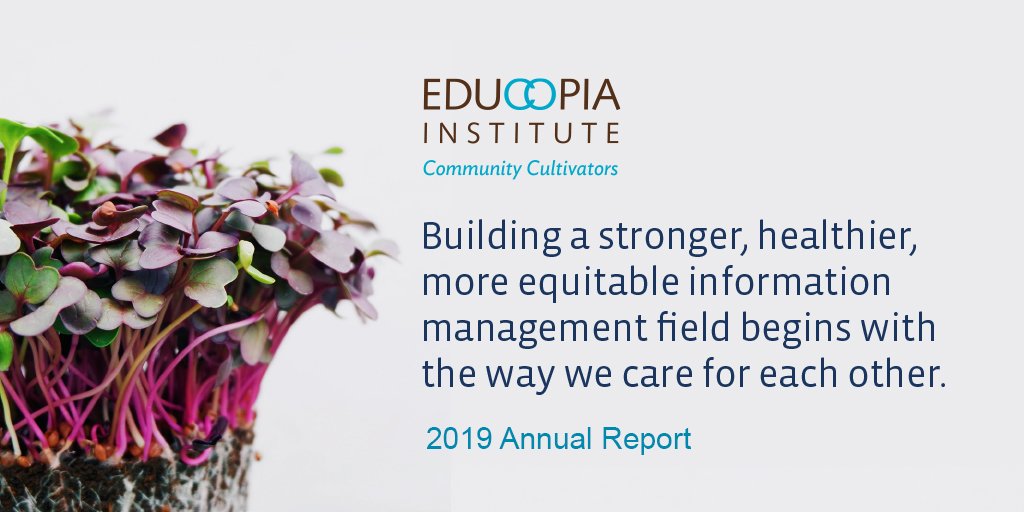 Educopia's tweet photo. NOW AVAILABLE: @Educopia's 2019 Annual Report!
In it, you'll find a wealth of info on our research activities—including #OSSArcFlow & #LibPubWorkflows—and our work w/our Affiliated Communities, including @LibPubCoalition, @bitconsortium, & @metaarchive!
https://t.co/zPpOrxn14K https://t.co/VhN2fFnCNu