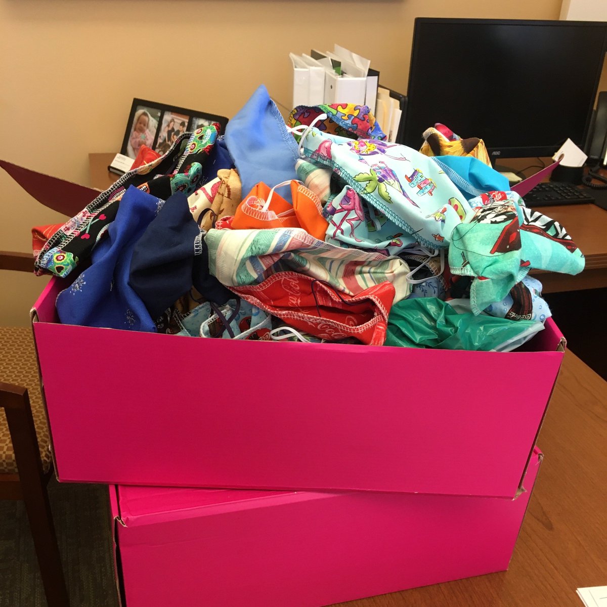 We want to give a huge shout out to The Sassy Olive for donating 200 masks! Our front line staff will benefit greatly from these. #BeTheRock