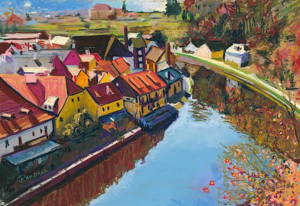 Fastframe_HHI's tweet image. New artwork for sale! - "Cesky Krumlov" - david-randall.pixels.com/featured/cesky… @fineartamerica