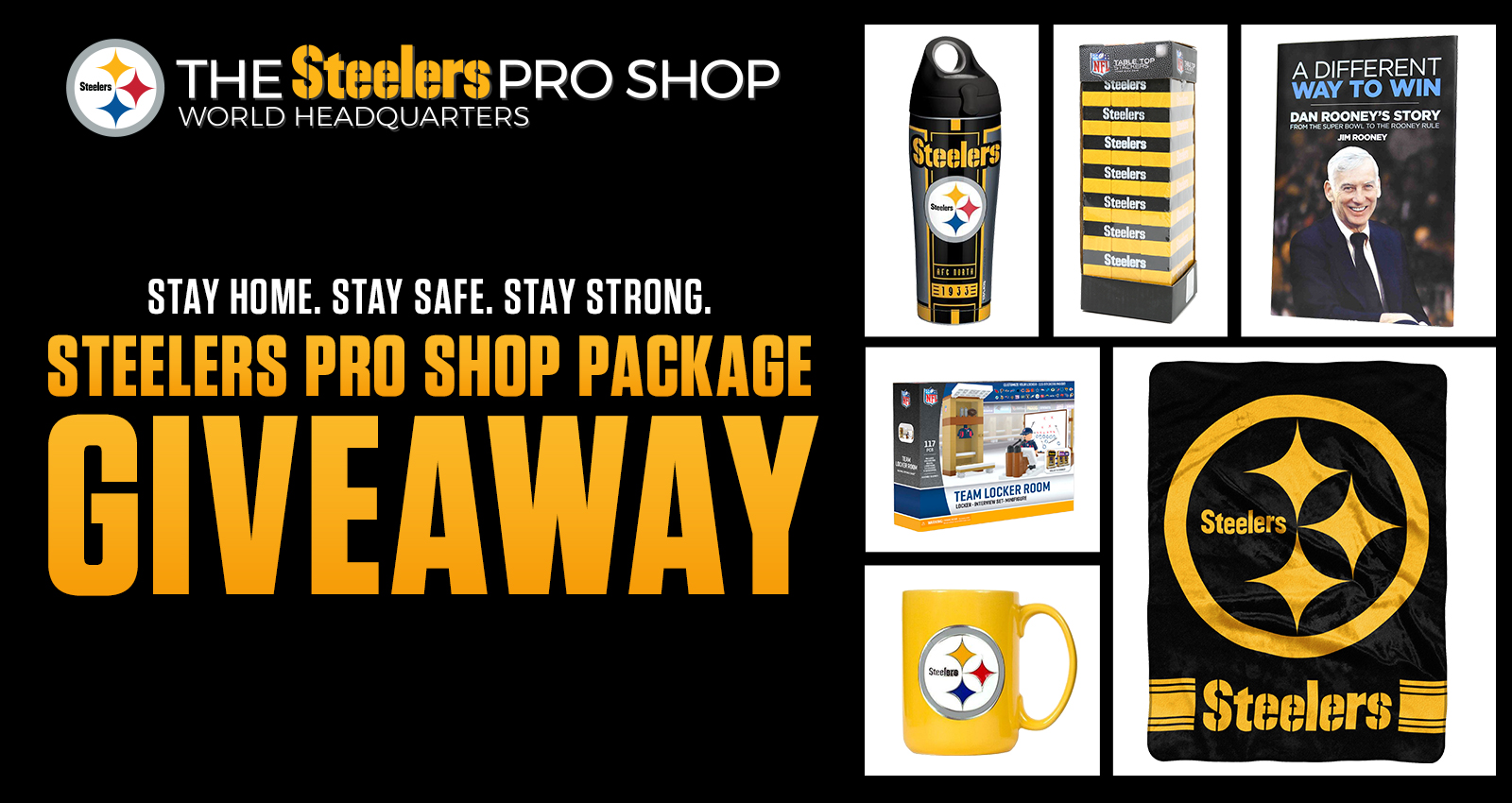 Steelers Pro Shop on Twitter: RT! RT! RT! Another chance to win this @steelers  Pro Shop Package! Ends 4/23.  / X