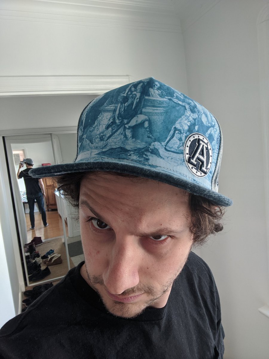 maxmillien's tweet photo. Day 36.

@sheaemry #CFLInspired - Jason the Argonaut edition.

"Strong is the King of the Sea" scribed under the brim.

#QuarantineCapChallenge
#LockdownLids
#HowICFL https://t.co/hQfvpgs7ou